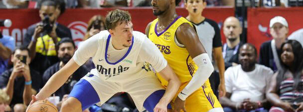 cooper flagg posting up bronny james